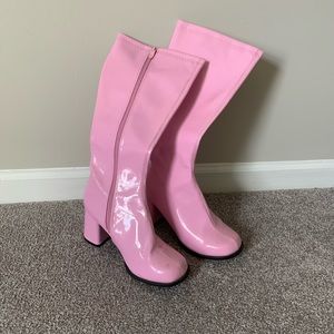 Pink boots womens
